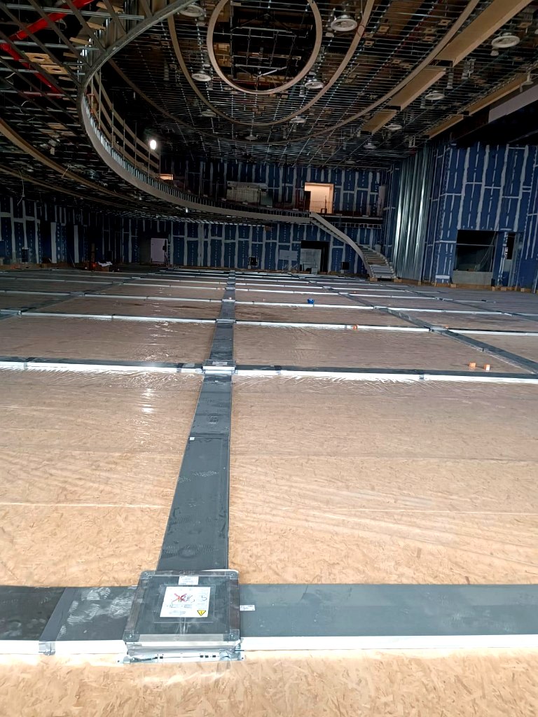 We4Mounting cable tray installation project 11