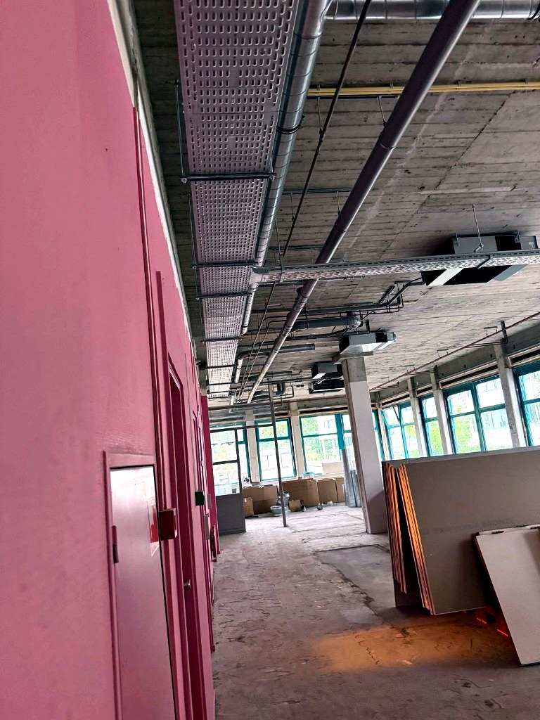 We4Mounting cable tray installation project 14